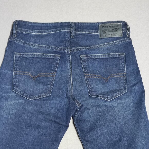 Diesel Industry Buster jeans men's sz W28/L30 ink blue regular slim-tapered NWT - Picture 4 of 15